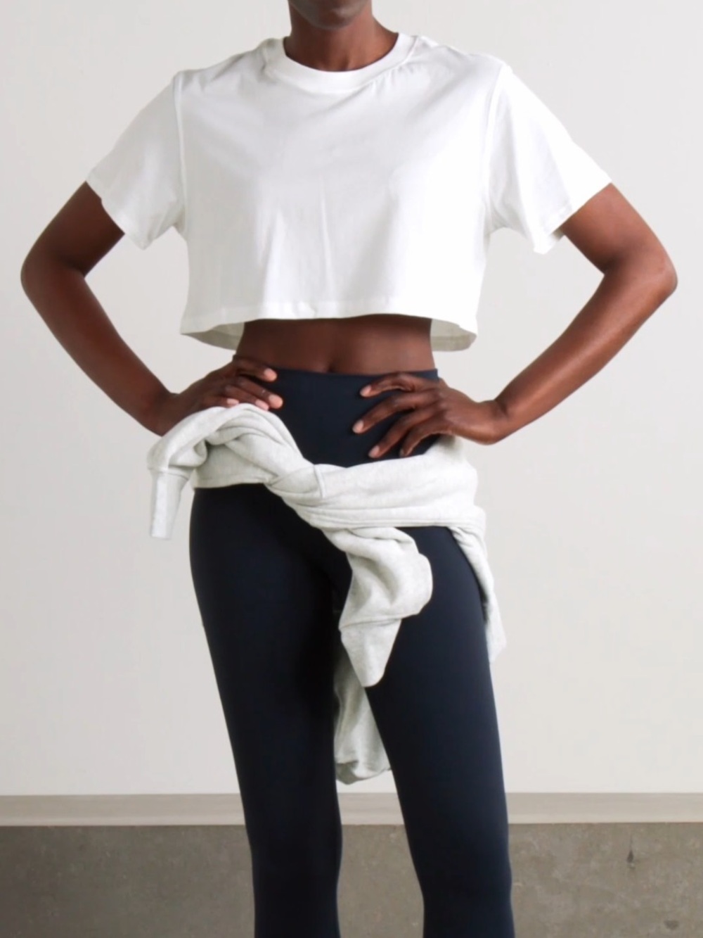 lululemon boxy white t shirt